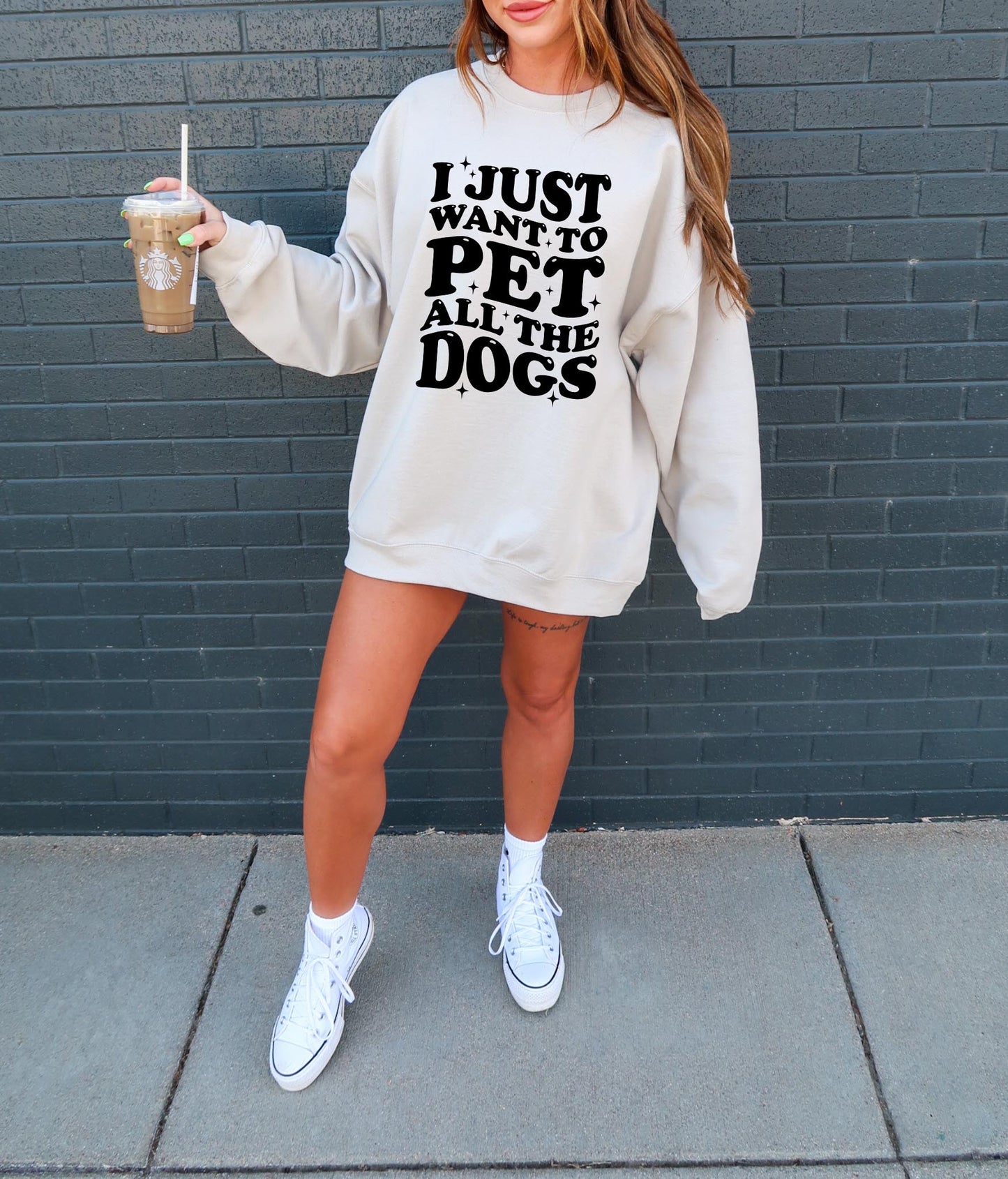 I just want to pet all the dogs T-shirt Svg Png Design, Retro Groovy Sublimation, Dog Mom  Digital Download PNG File, Svg File, Commercial Use Matching Pocket Front Back