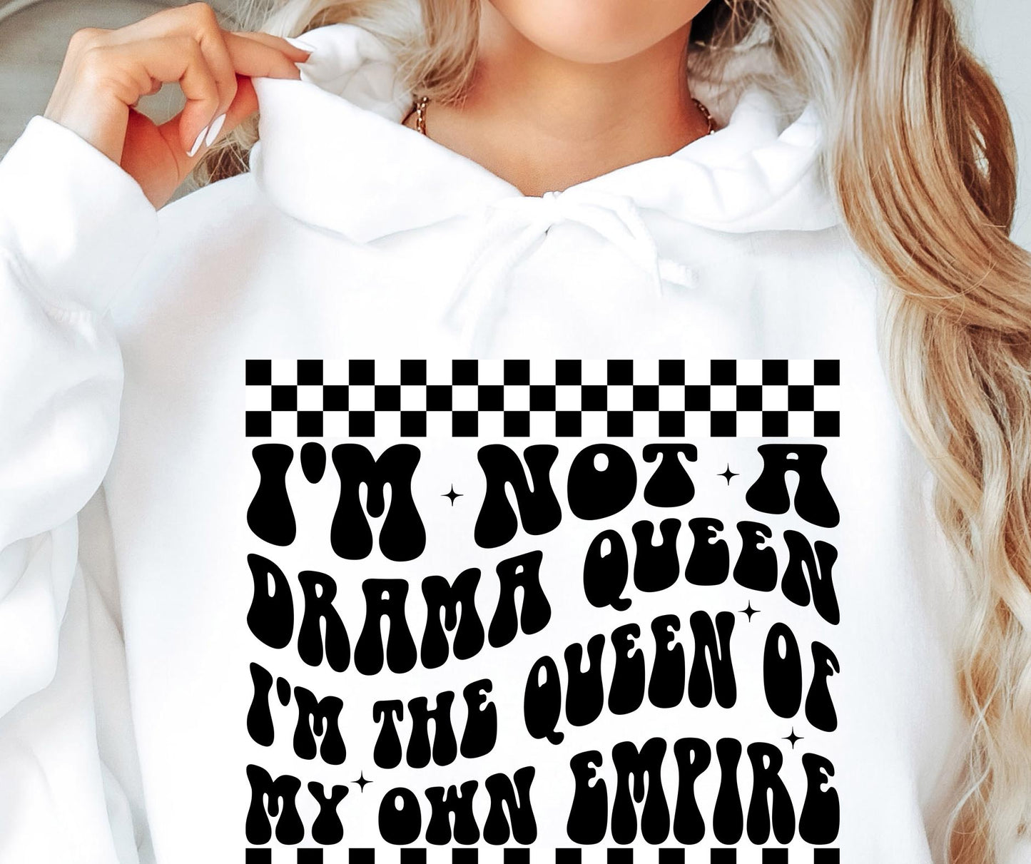 Im Not A Drama Queen Svg Files, Svg Tshirt, Png and Svg Sublimation Design, Svg Files For Cricut, Silhouette