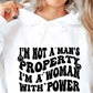 im Not A Mans Property Svg Files, Svg Tshirt, Png and Svg Sublimation Design, Svg Files For Cricut, Silhouette