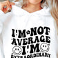 Im Not Average Im Extraordinary Svg Files, Svg Tshirt, Png and Svg Sublimation Design, Svg Files For Cricut, Silhouette