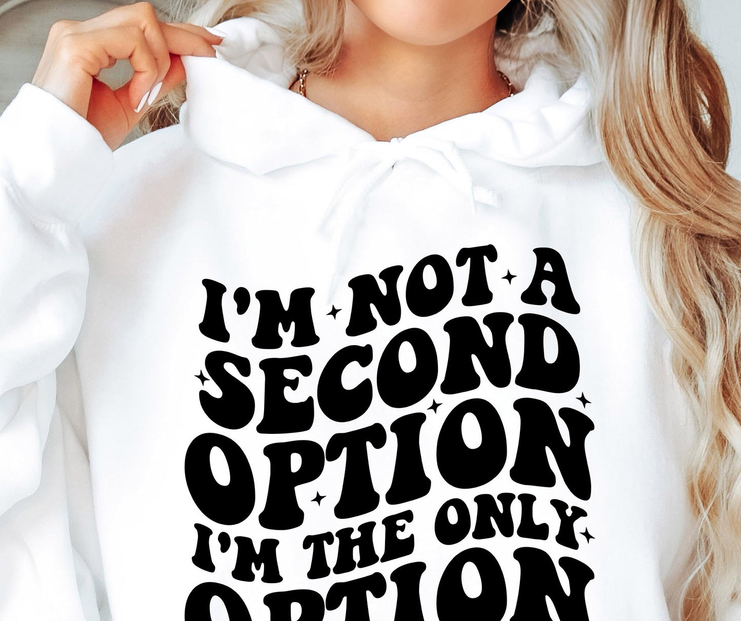 Im Not A Second Option Svg Files, Svg Tshirt, Png and Svg Sublimation Design, Svg Files For Cricut, Silhouette