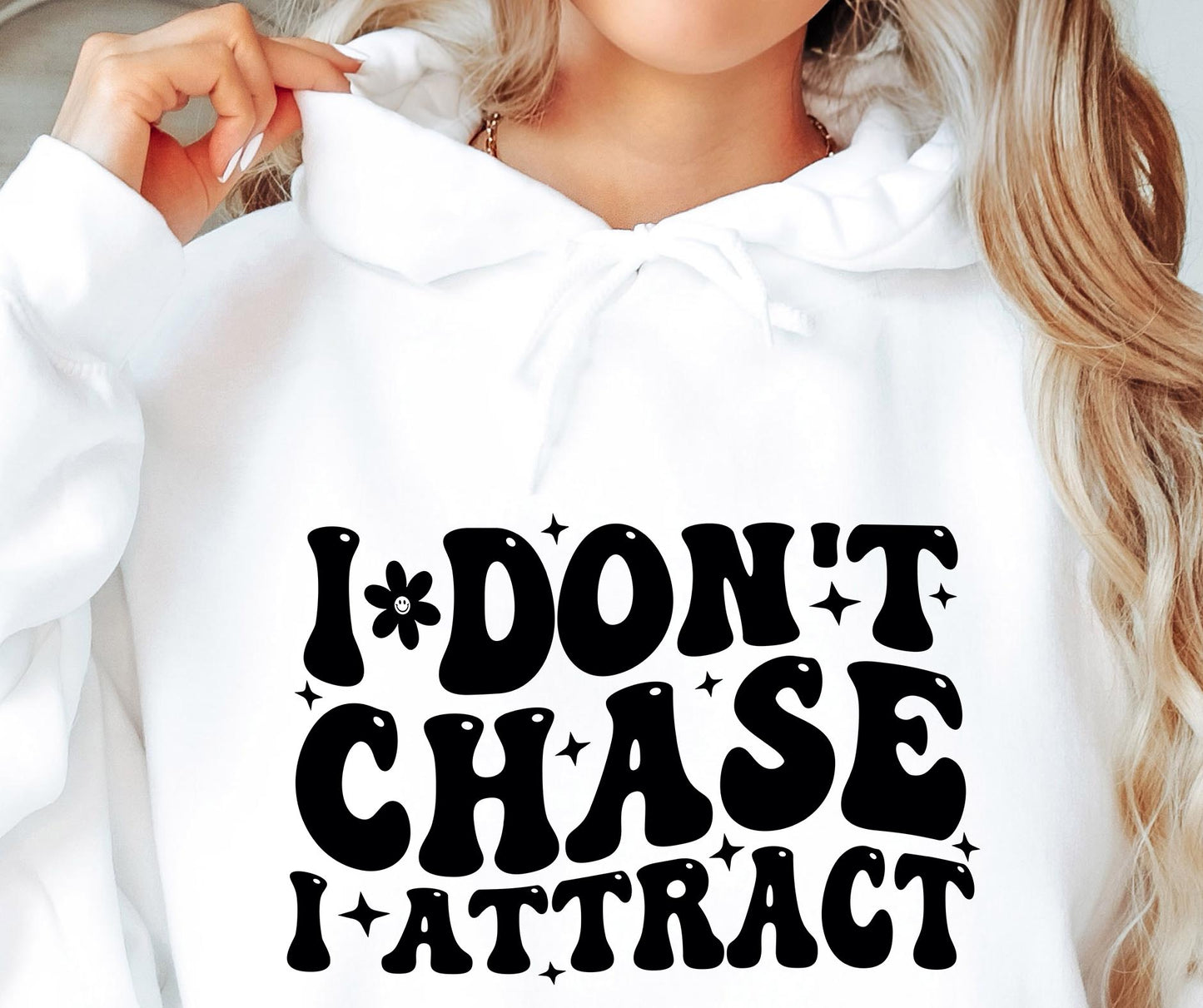 I Dont Chase I Attract Svg Files, Svg Tshirt, Png and Svg Sublimation Design, Svg Files For Cricut, Silhouette