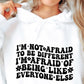 Im Not Afraid To Be Different Svg Files, Svg Tshirt, Png and Svg Sublimation Design, Svg Files For Cricut, Silhouette