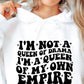 Im Not A Queen Of Drama Svg Files, Svg Tshirt, Png and Svg Sublimation Design, Svg Files For Cricut, Silhouette