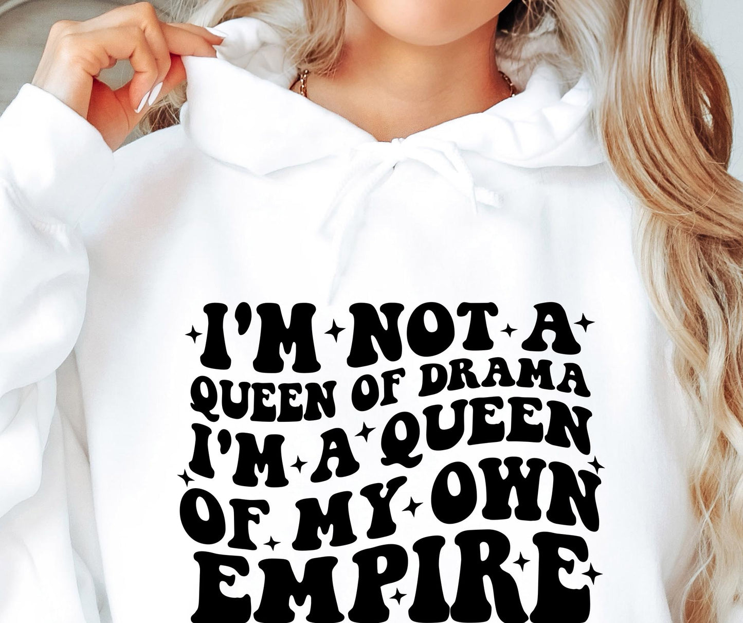 Im Not A Queen Of Drama Svg Files, Svg Tshirt, Png and Svg Sublimation Design, Svg Files For Cricut, Silhouette