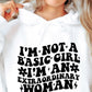 Im Not A Basic Girl Svg Files, Svg Tshirt, Png and Svg Sublimation Design, Svg Files For Cricut, Silhouette