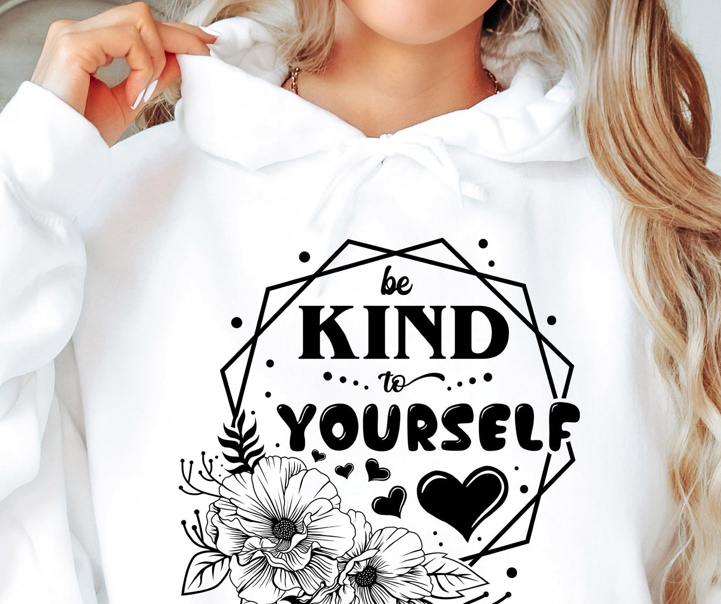 Be Kind To Yourself Svg Files, Svg Tshirt, Png and Svg Sublimation Design, Svg Files For Cricut, Silhouette