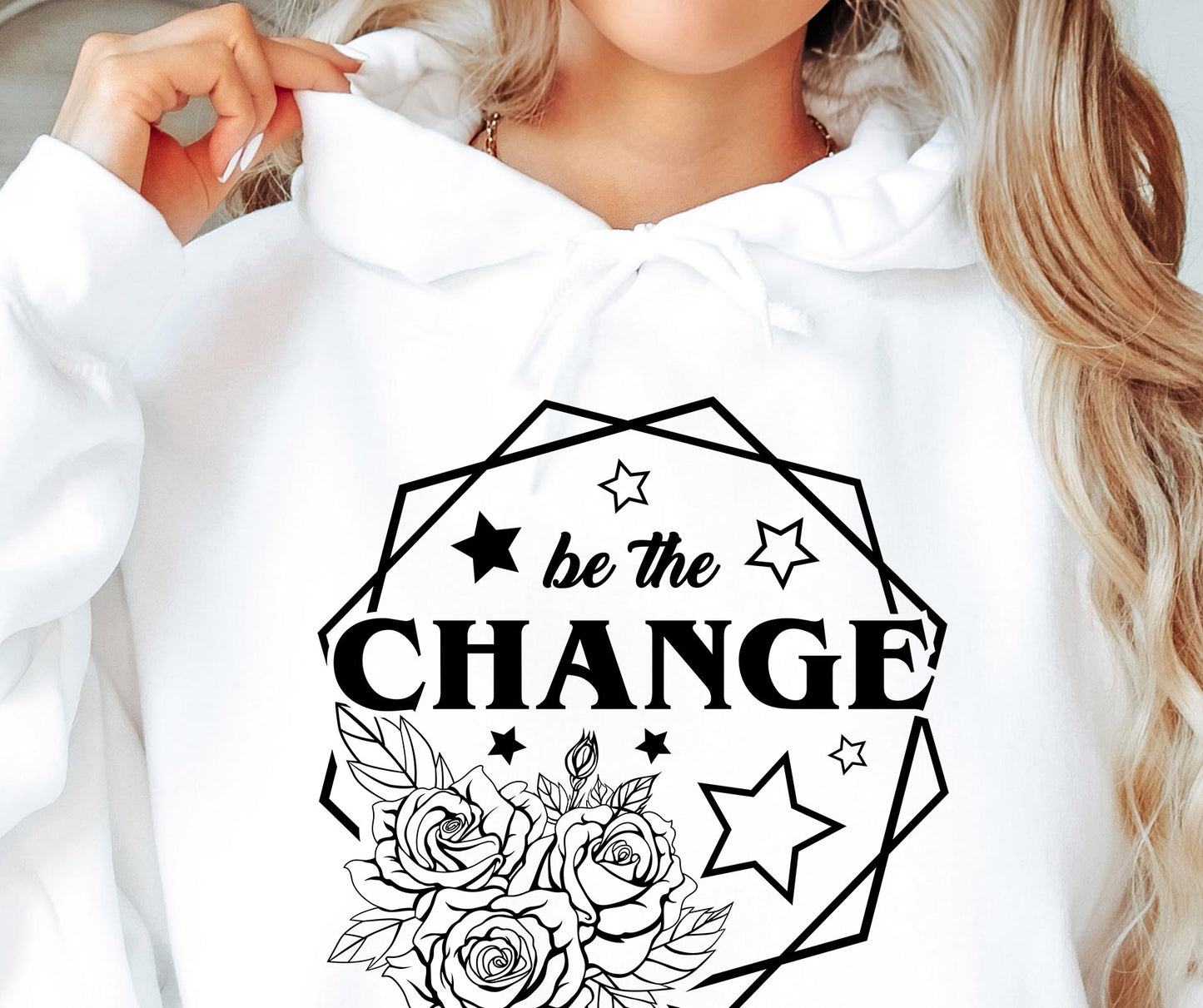 Be The Change Svg Files, Svg Tshirt, Png and Svg Sublimation Design, Svg Files For Cricut, Silhouette