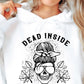 Dead Inside But Its Fall Ribbon Svg Files, Svg Tshirt, Png and Svg Sublimation Design, Svg Files For Cricut, Silhouette