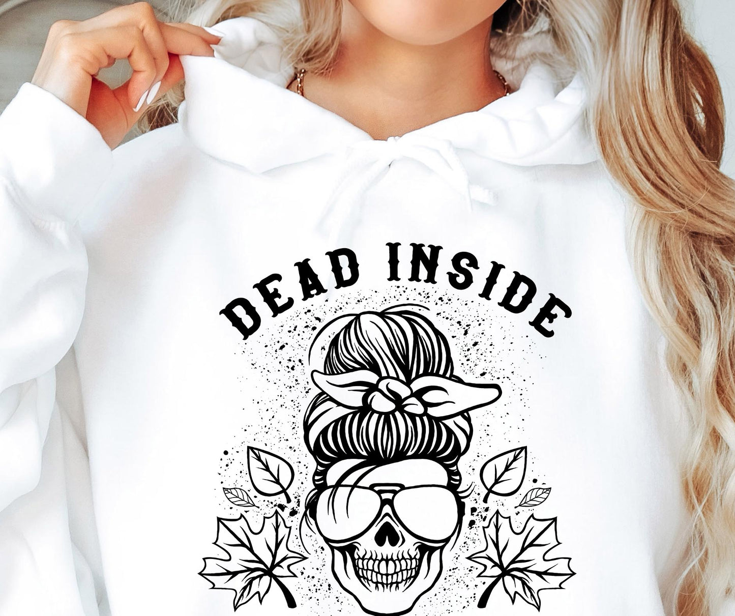 Dead Inside But Its Fall Ribbon Svg Files, Svg Tshirt, Png and Svg Sublimation Design, Svg Files For Cricut, Silhouette