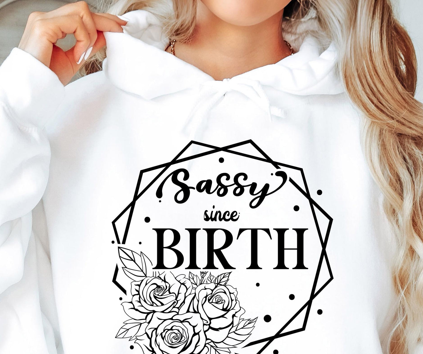 Sassy Since Birth Svg Files, Svg Tshirt, Png and Svg Sublimation Design, Svg Files For Cricut, Silhouette (1)