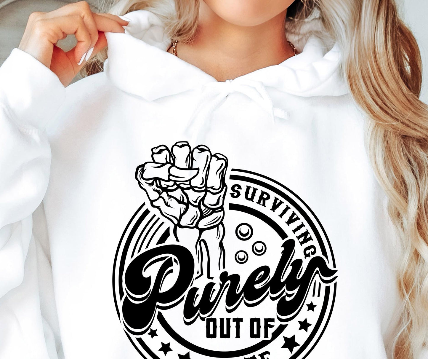 Surviving purely out of spit Svg Png Sublimation Design, Sassy Retro Png, Sarcastic Png, Funny Sublimation Design