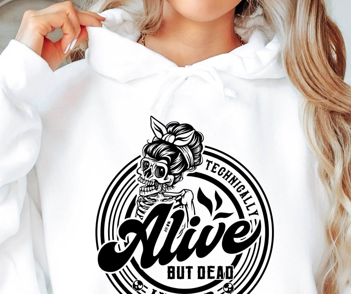 Technically alive but dead inside  Svg Png Sublimation Design, Sassy Retro Png, Sarcastic Png, Funny Sublimation Design, shirt design