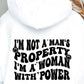 im Not A Mans Property Svg Files, Svg Tshirt, Png and Svg Sublimation Design, Svg Files For Cricut, Silhouette