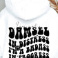 Im Not A Damsel In Distress Svg Files, Svg Tshirt, Png and Svg Sublimation Design, Svg Files For Cricut, Silhouette