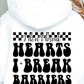 I Don`t Break Hearts Svg Files, Svg Tshirt, Png and Svg Sublimation Design, Svg Files For Cricut, Silhouette