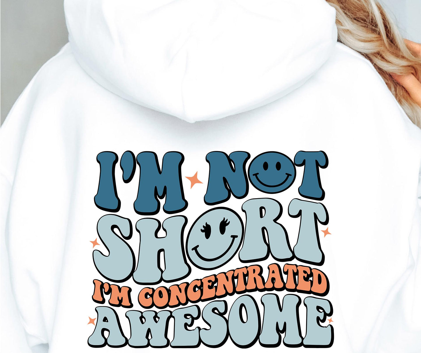 Im Not Short Im Concentrated Awesome Svg Files, Svg Tshirt, Png and Svg Sublimation Design, Svg Files For Cricut, Silhouette