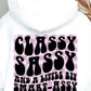 Classy Sassy And A Little Bit Smart-Assy Svg Files, Svg Tshirt, Png and Svg Sublimation Design, Svg Files For Cricut, Silhouette