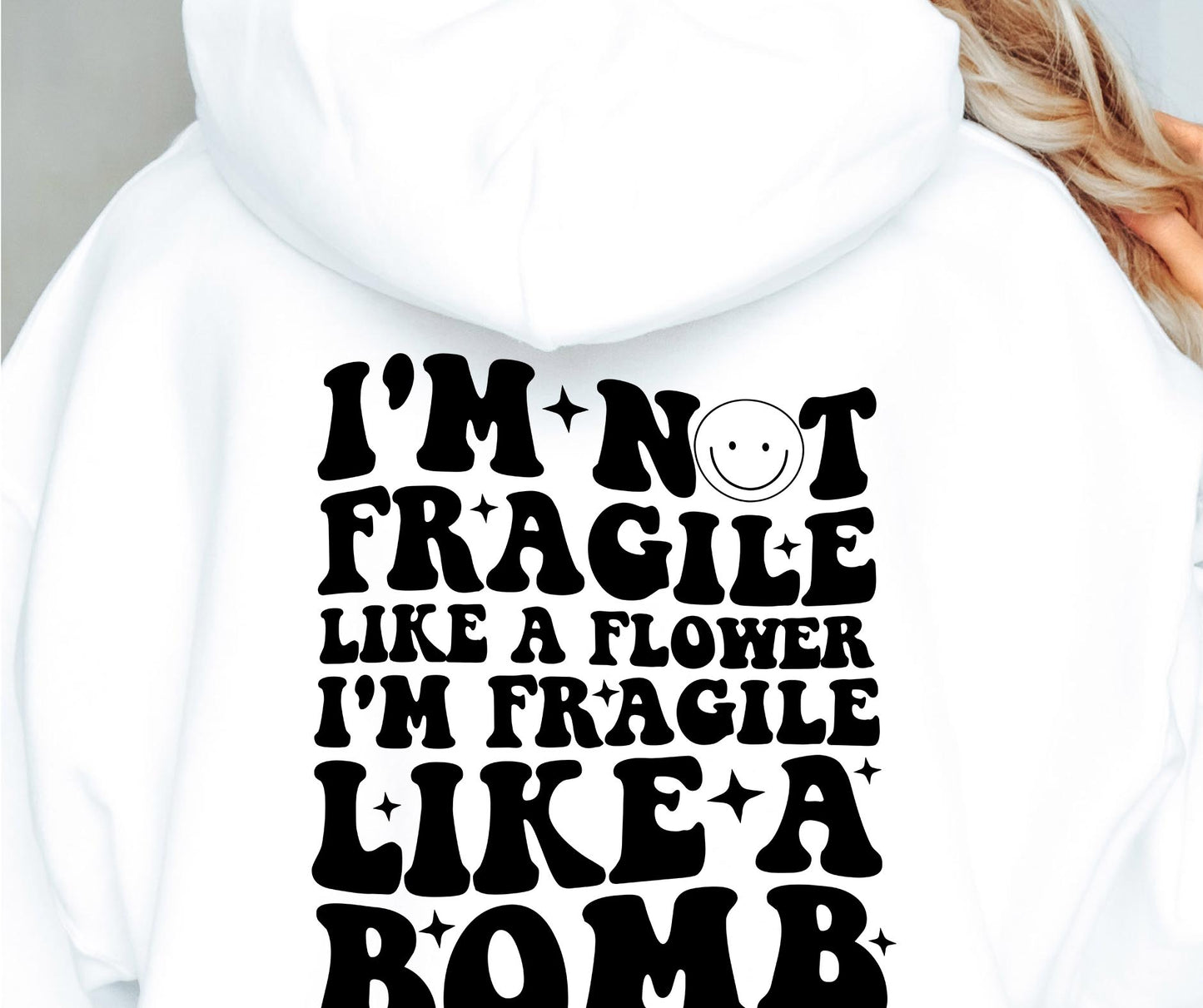 Im Not Fragile Like A Flower Svg Files, Svg Tshirt, Png and Svg Sublimation Design, Svg Files For Cricut, Silhouette