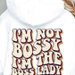 Im Not Bossy Im Boss Lady Svg Files, Svg Tshirt, Png and Svg Sublimation Design, Svg Files For Cricut, Silhouette