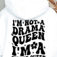 Im Not A Drama Queen Im A Fierce Queen Svg Files, Svg Tshirt, Png and Svg Sublimation Design, Svg Files For Cricut, Silhouette