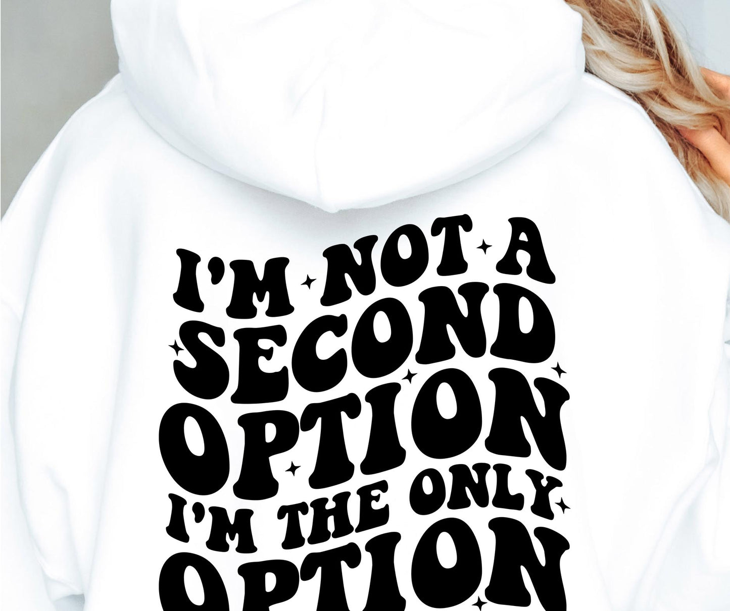 Im Not A Second Option Svg Files, Svg Tshirt, Png and Svg Sublimation Design, Svg Files For Cricut, Silhouette