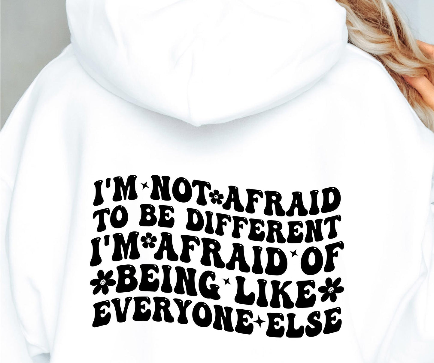 Im Not Afraid To Be Different Svg Files, Svg Tshirt, Png and Svg Sublimation Design, Svg Files For Cricut, Silhouette