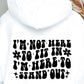 Im Not Here To Fit In Im Here To Stand Out Svg Files, Svg Tshirt, Png and Svg Sublimation Design, Svg Files For Cricut, Silhouette