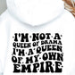 Im Not A Queen Of Drama Svg Files, Svg Tshirt, Png and Svg Sublimation Design, Svg Files For Cricut, Silhouette