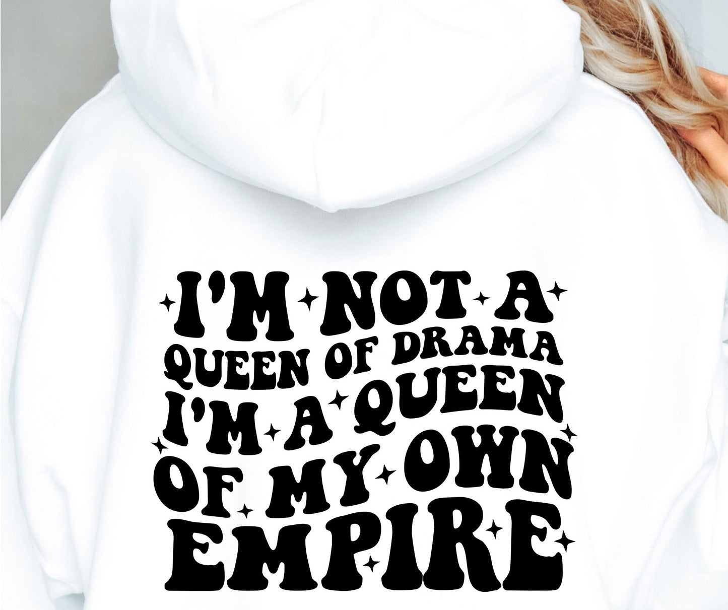 Im Not A Queen Of Drama Svg Files, Svg Tshirt, Png and Svg Sublimation Design, Svg Files For Cricut, Silhouette