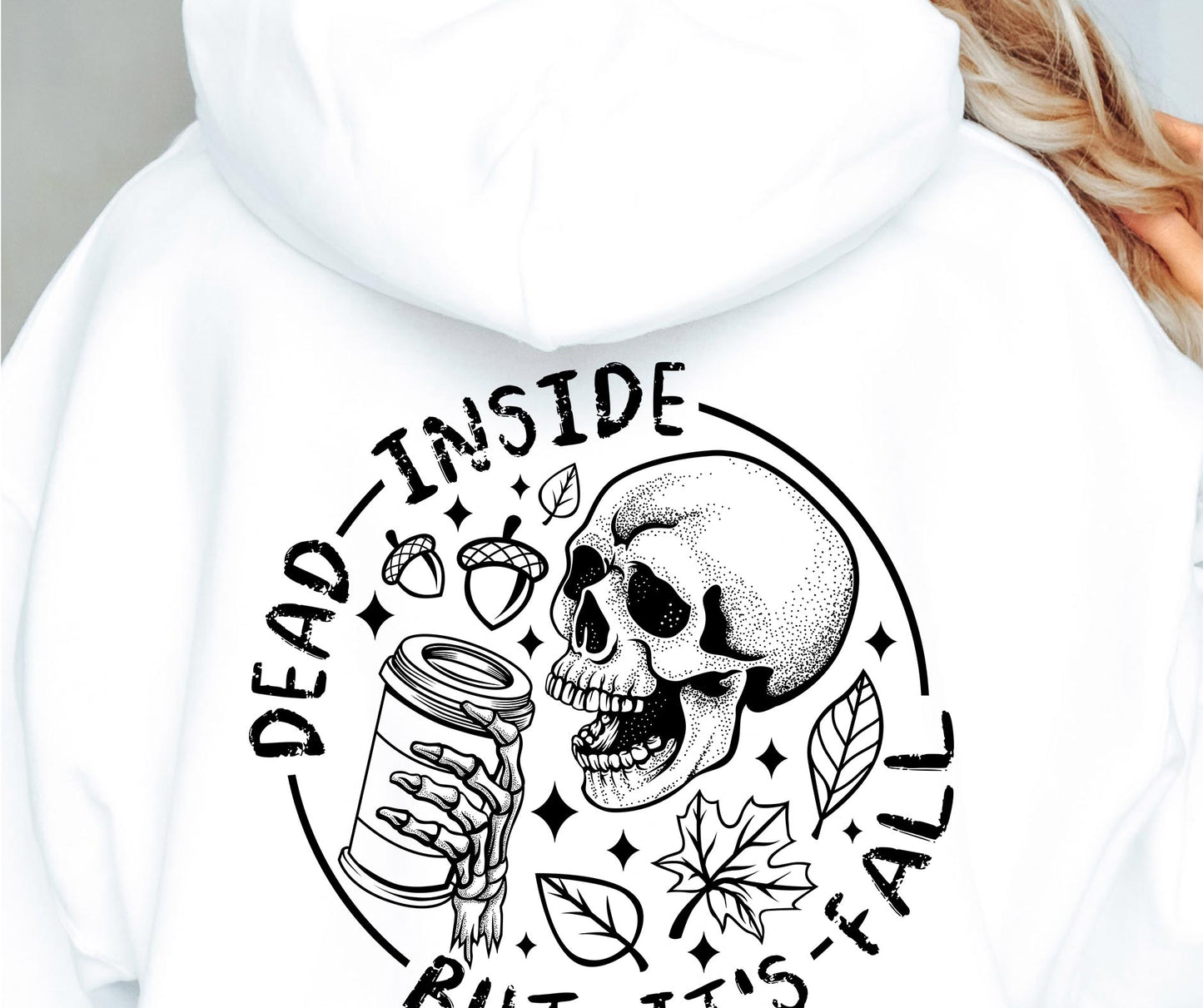 Dead Inside But Its Fall Svg Files, Svg Tshirt, Png and Svg Sublimation Design, Svg Files For Cricut, Silhouette