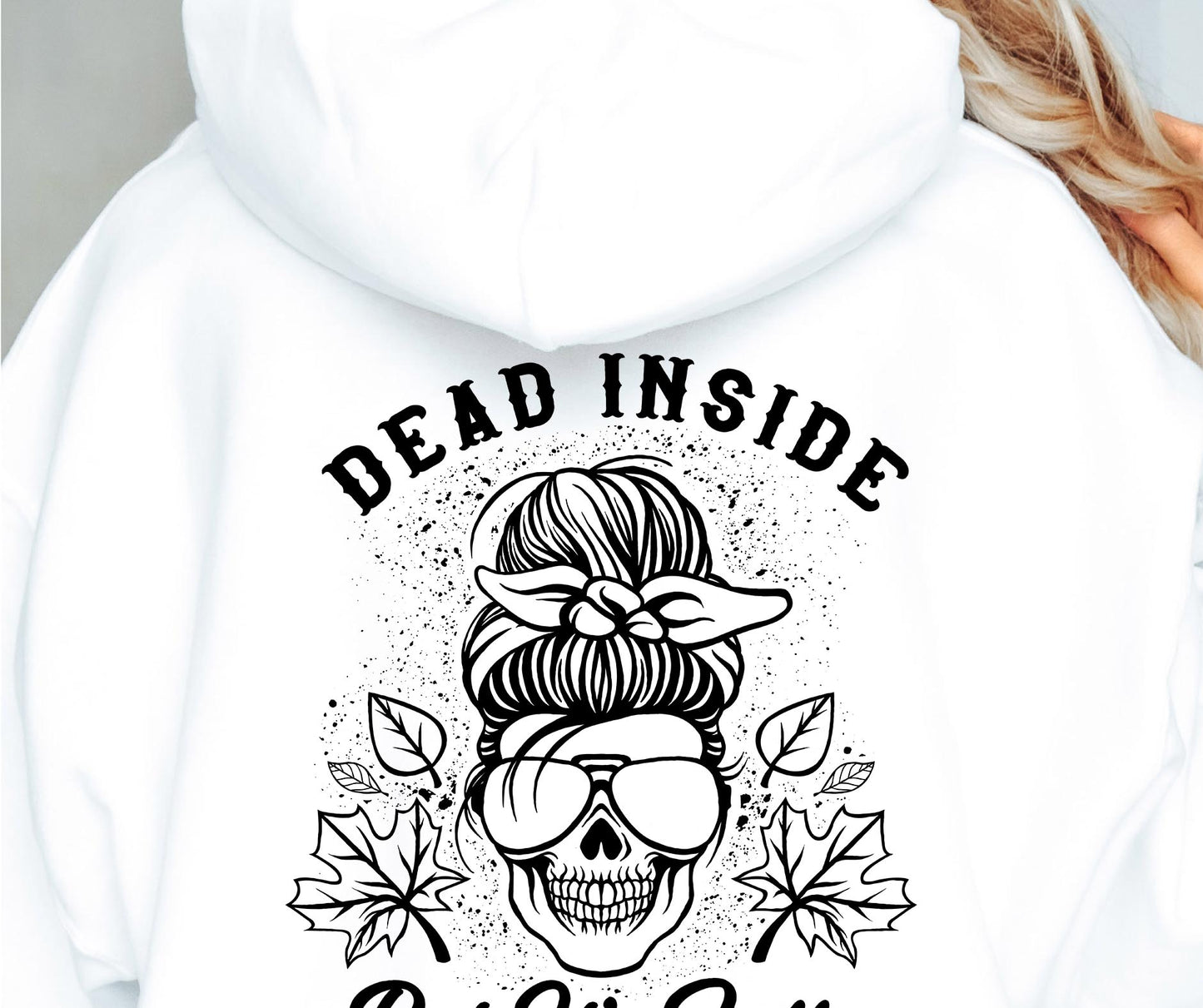 Dead Inside But Its Fall Ribbon Svg Files, Svg Tshirt, Png and Svg Sublimation Design, Svg Files For Cricut, Silhouette