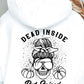 Dead Inside But Spiced Ribbon Svg Files, Svg Tshirt, Png and Svg Sublimation Design, Svg Files For Cricut, Silhouette