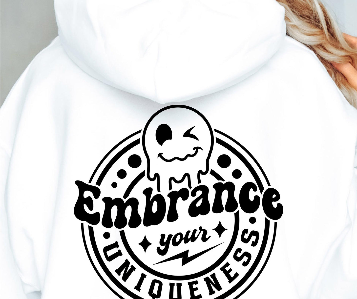 Embrace your uniqueness Svg Png, Sublimation Design, Smile Retro Png svg, Inspirational Png, Motivational Quote, Sublimation Design