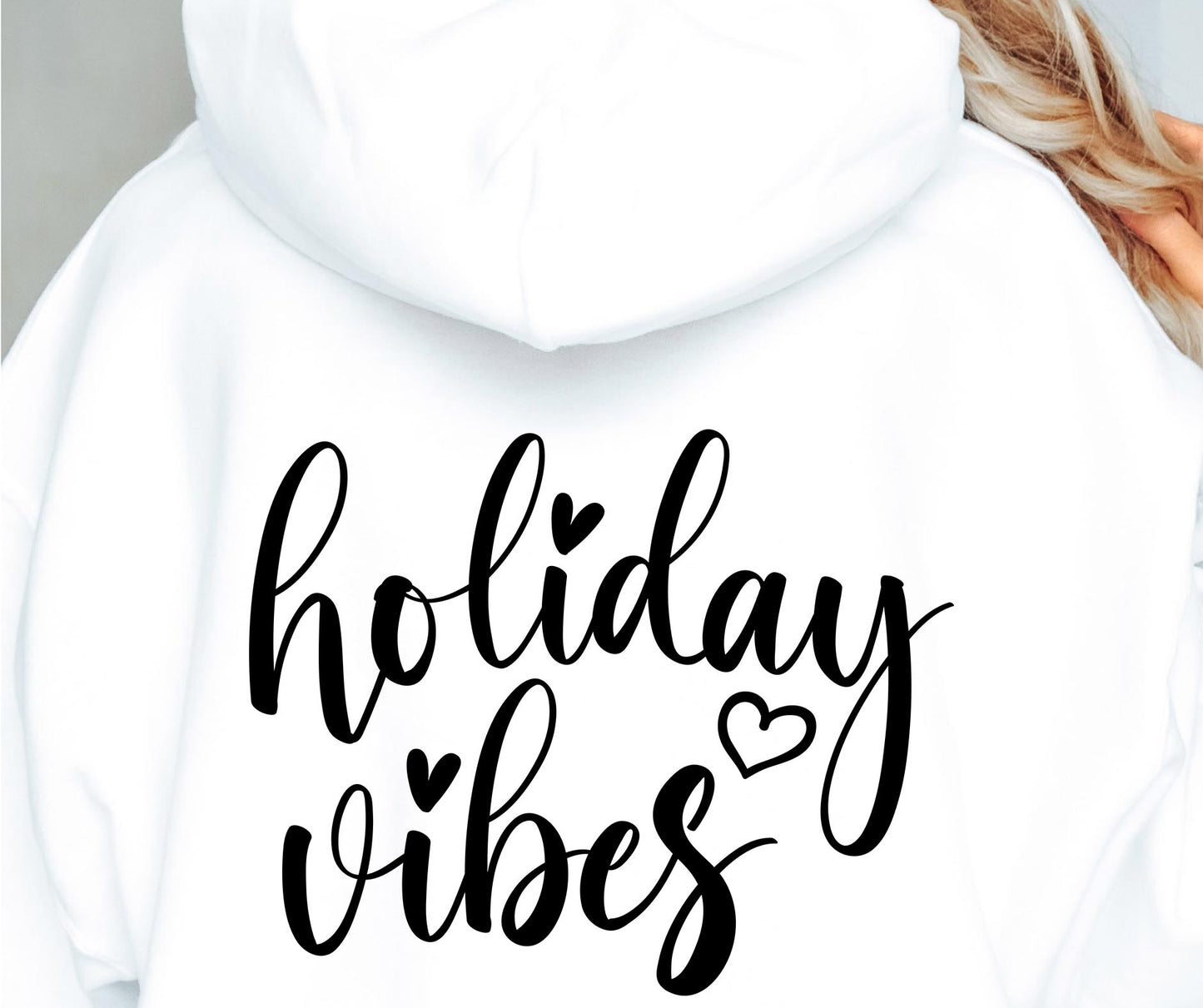 HOLIDAY Vibes  SVG and PNG, Retro Font T-shirt Design, Svg Files For Cricut, Silhouette, Digital Download (1)