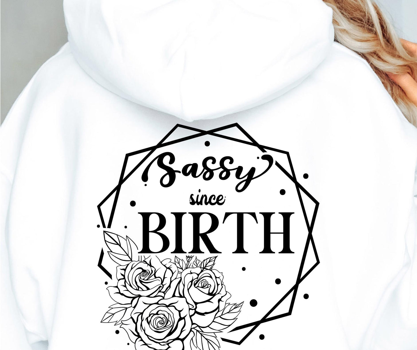 Sassy Since Birth Svg Files, Svg Tshirt, Png and Svg Sublimation Design, Svg Files For Cricut, Silhouette (1)