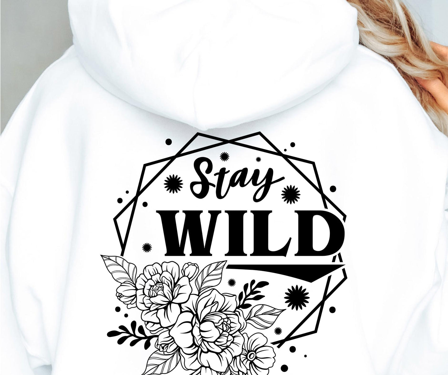 Stay Wild Svg Files, Svg Tshirt, Png and Svg Sublimation Design, Svg Files For Cricut, Silhouette