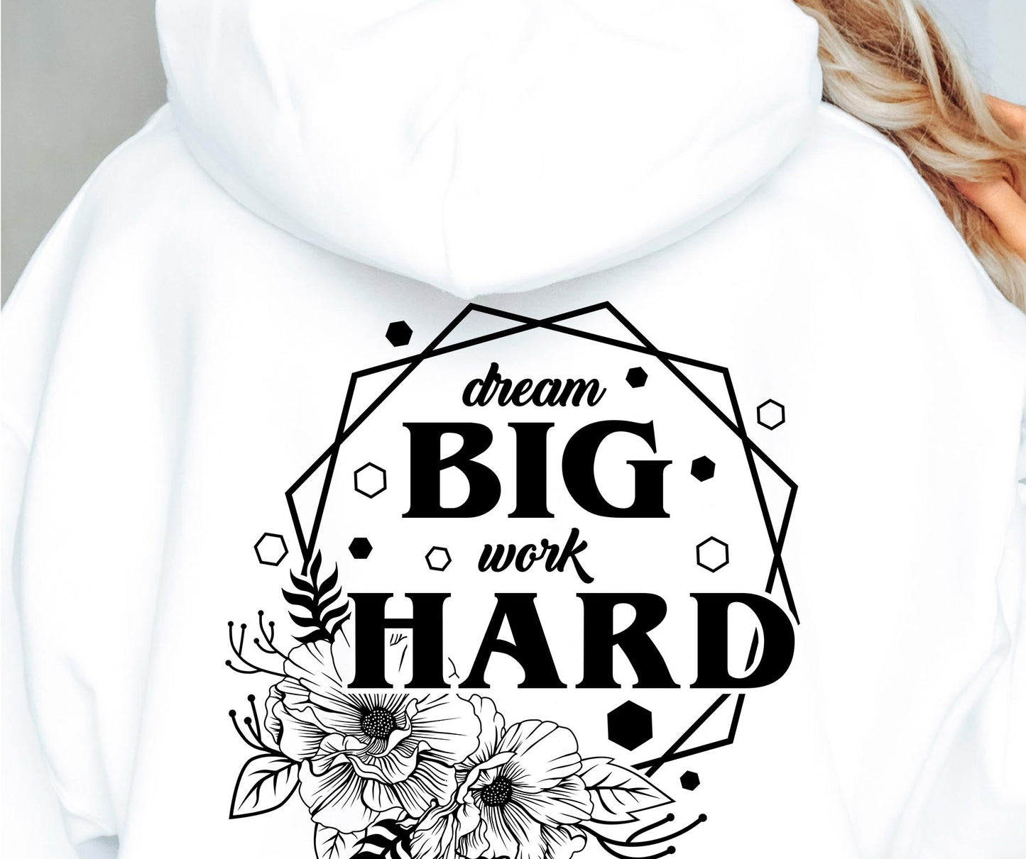 Dream Big Work Hard Svg Files, Svg Tshirt, Png and Svg Sublimation Design, Svg Files For Cricut, Silhouette