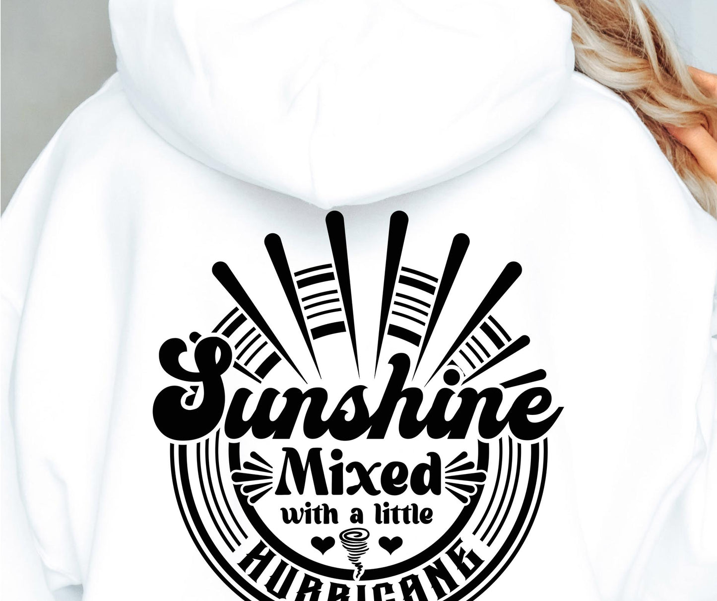 Sunshine mixed with a little hurricane Svg Png, Sublimation Design, Sassy Retro Png svg, Sarcastic Png, Funny Quote, Sublimation Design,