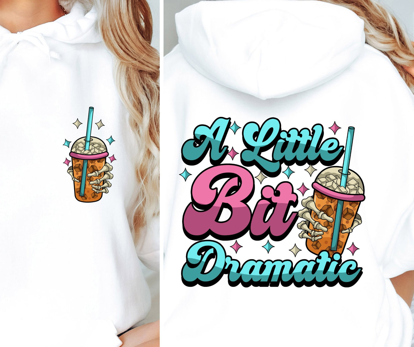 Sublimation PNG Sublimation PNG - A Little Bit Dramatic T-shirt Png Design, Retro Hippy Sublimation, Sassy Smile 90s Digital Download PNG File, Pocket design-Tumblerwrapdesigns