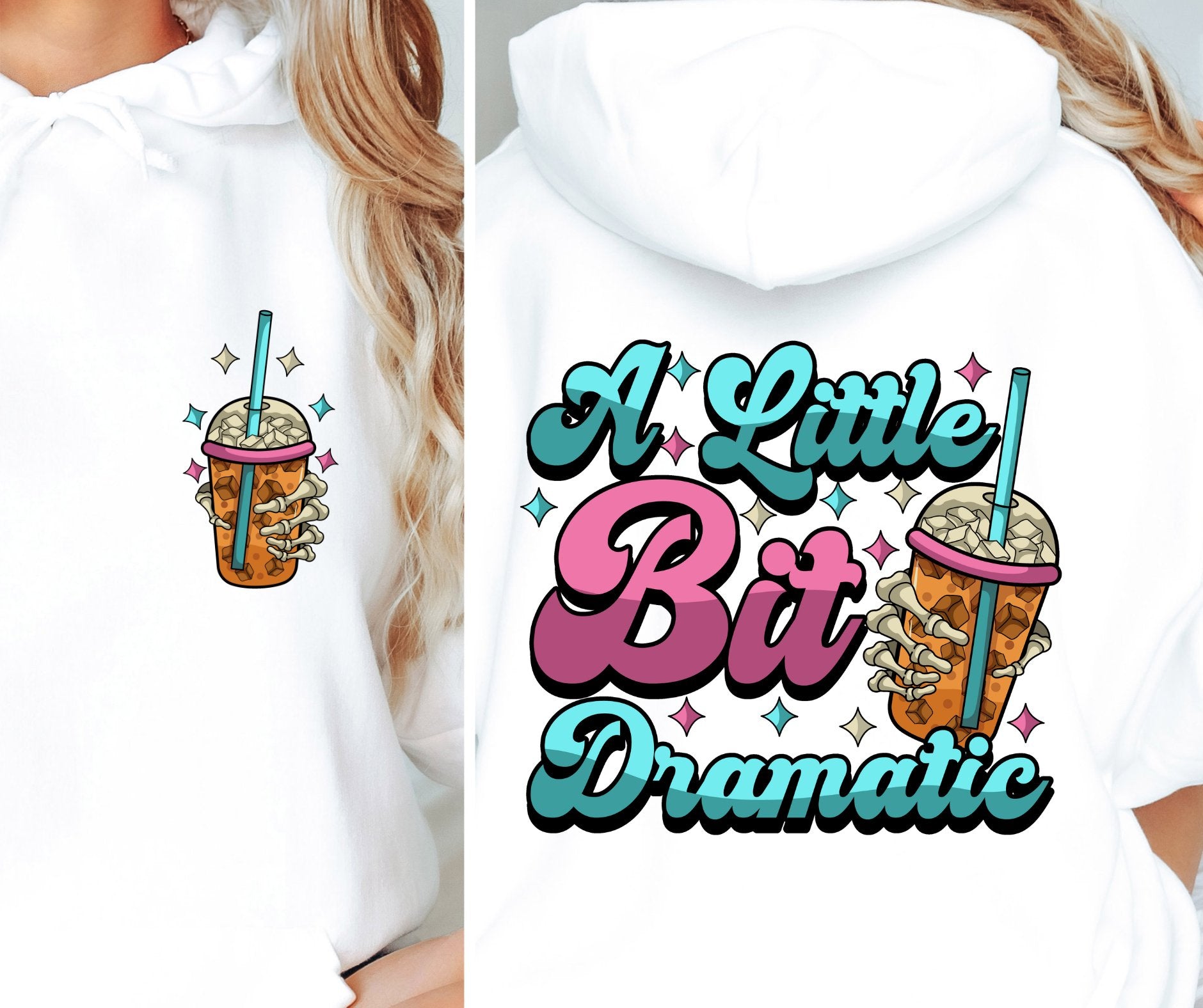 Sublimation PNG Sublimation PNG - A Little Bit Dramatic T-shirt Png Design, Retro Hippy Sublimation, Sassy Smile 90s Digital Download PNG File, Pocket design-Tumblerwrapdesigns