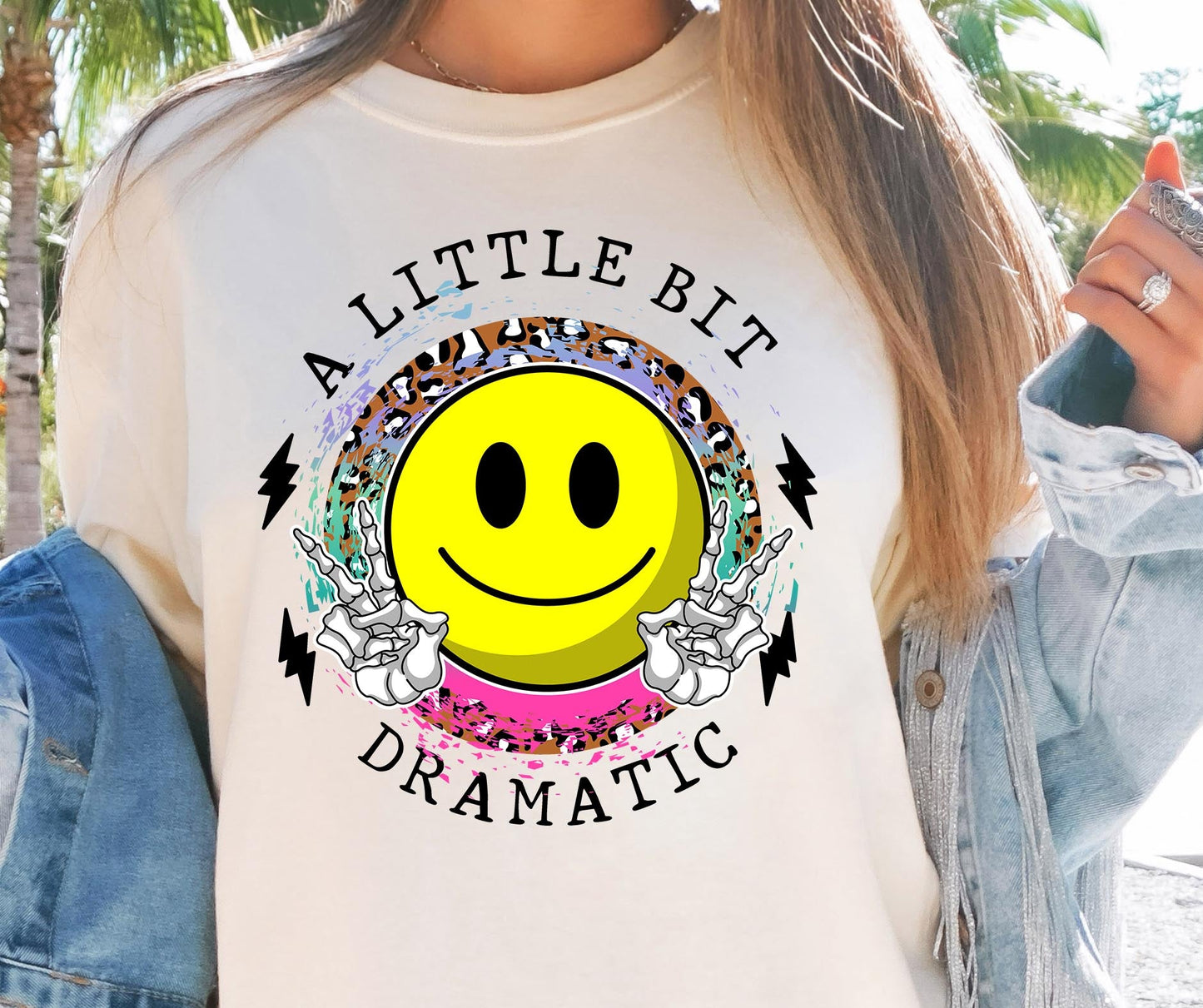 Sublimation PNG Sublimation PNG - A little bit dramatic T-shirt Sublimation Png Design, Inspirational Quote Png, Retro Groovy Flower, Motivational Png, Positive Quotes, Self Love Png-Tumblerwrapdesigns