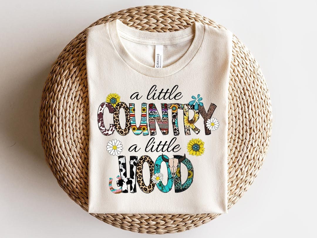 Sublimation PNG Sublimation PNG - A little country A Little Hood Png, Western PNG, Digital Download, Country PNG, Holiday Clip art, Texas Designs-Tumblerwrapdesigns