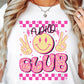 Sublimation PNG Sublimation PNG - ADHD Club Rainbow T-shirt PNG Design, Sublimation Tee Motivational Digital Download PNG File, Commercial Use-Tumblerwrapdesigns