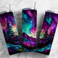 Alcohol Ink 20oz Sublimation Tumbler Designs, Stained GLass 9.2 x 8.3” Straight Skinny Tumbler Wrap PNG, Sublimation Design PNG - Tumblerwrapdesigns