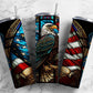 America Eagle 20oz Sublimation Tumbler Designs, USA Flag 9.2 x 8.3” Straight Skinny Tumbler Wrap PNG, Sublimation Design PNG - Tumblerwrapdesigns