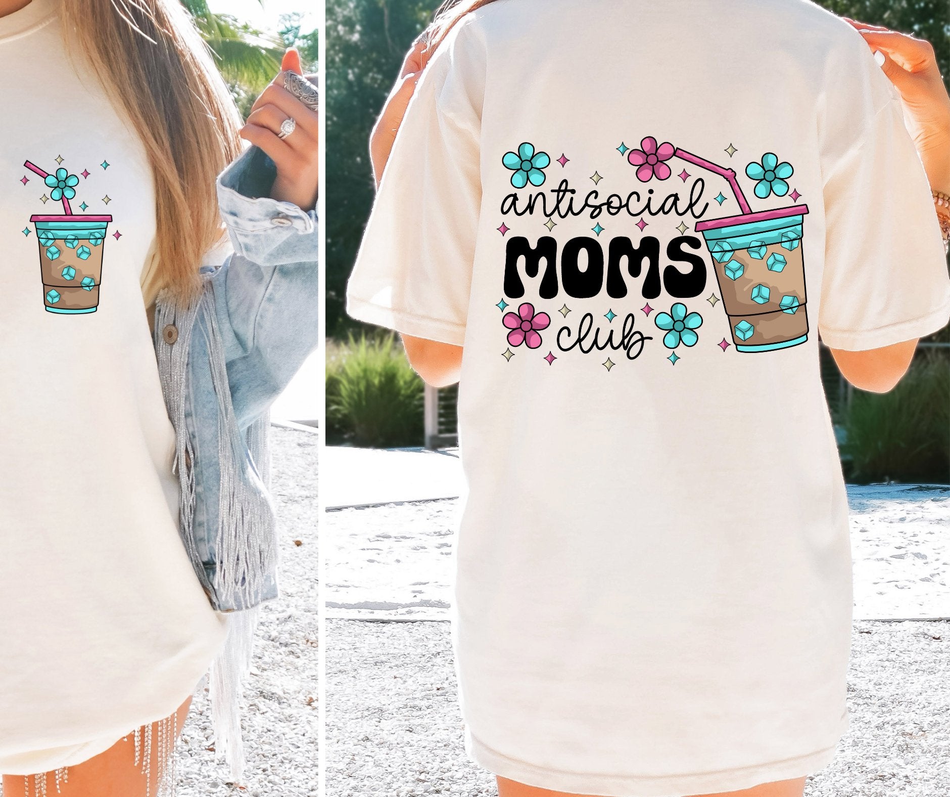 Sublimation PNG Sublimation PNG - Antisocial Moms Club T-shirt Png Design, Retro Hippy Sublimation, Sassy Smile 90s Digital Download PNG File, Pocket design-Tumblerwrapdesigns