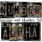 Aztec Turquoise Gem Number Plate Alphabet Uppercase Numbers PNG, Teal Pattern Alphabet PNG Digital Download - Tumblerwrapdesigns