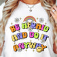 Sublimation PNG Sublimation PNG - Be Afraid And Do It Anyway Rainbow T-shirt PNG Design, Sublimation Tee Motivational Digital Download PNG File, Commercial Use-Tumblerwrapdesigns