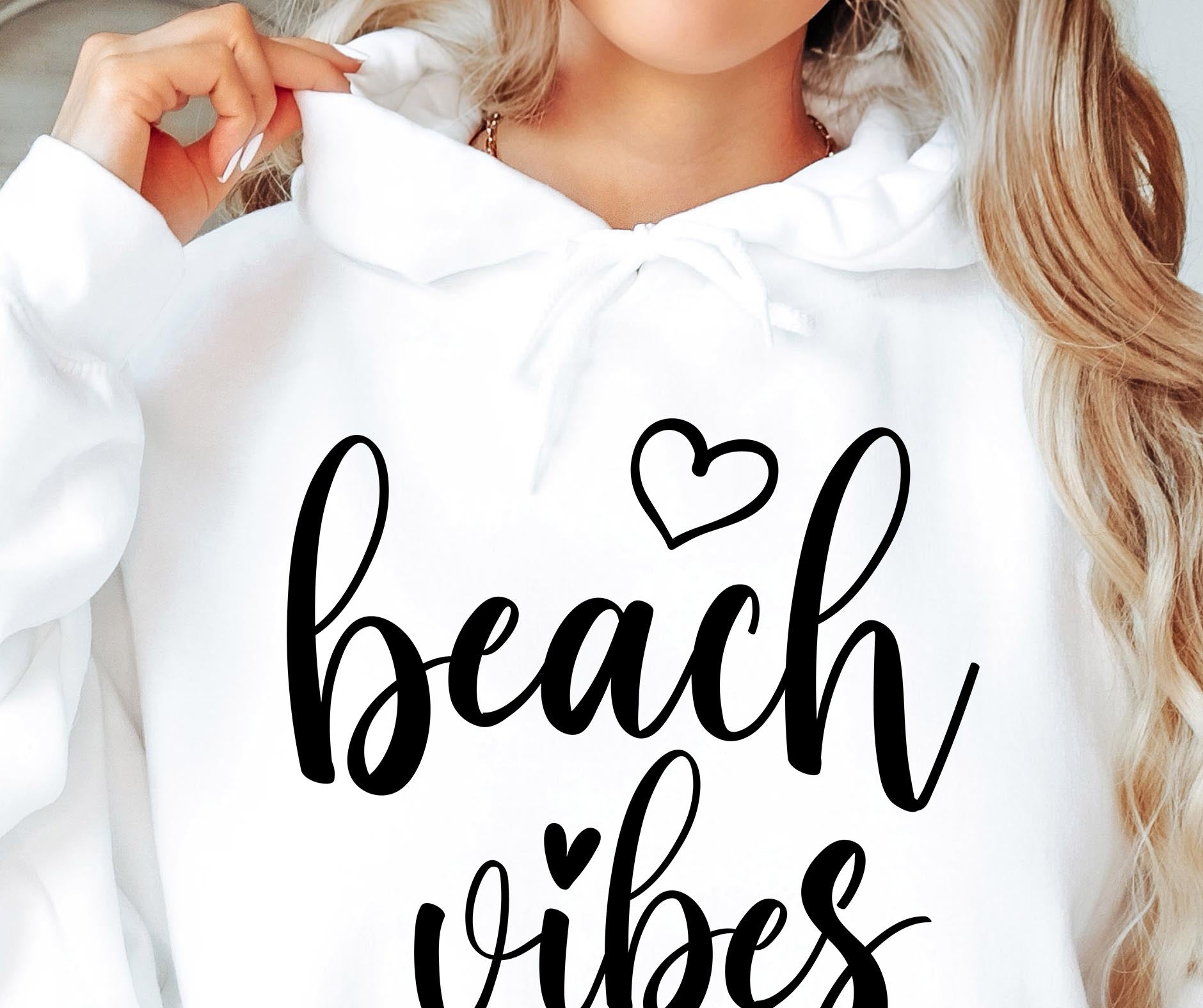 BEACH Vibes SVG and PNG, Retro Font T-shirt Design, Svg Files For Cricut, Silhouette, Digital Download (1) - Tumblerwrapdesigns